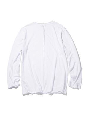SLUB CUT DIVIDE LONG SLEEVE MSILS001-WT