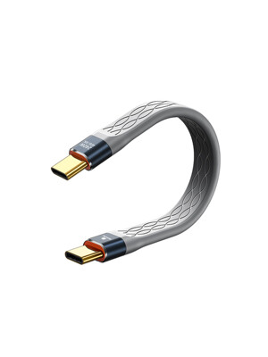 USB4 40Gbps 데이터 전송 240W 초고속충전 13cm 미니 케이블