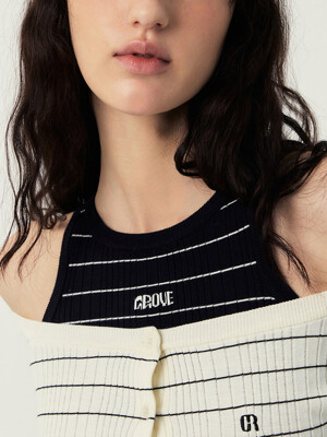 25SS BAILEY SLEEVELESS KNIT (NAVY)