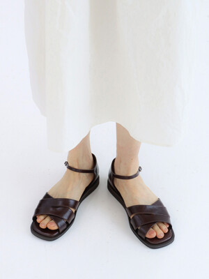 Amon sandal_25066_dark brown