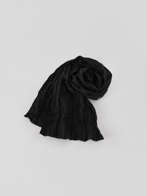 Pleats Muffler_Black