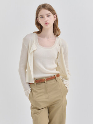 Summer linen cardigan set [IV]
