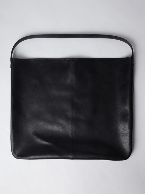 24/7 시리즈 COW HIDE ARCHI 토트 백 BLACK