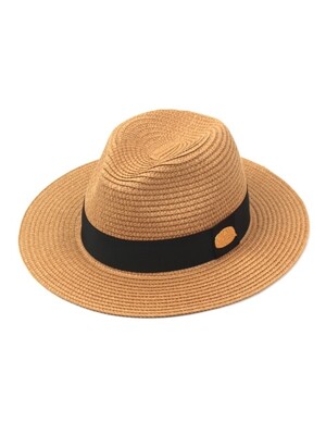 Gold-Metal Summer Beige Fedora