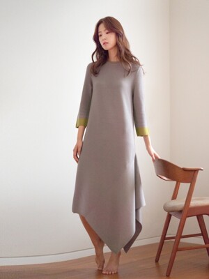 Unbalanced Knit Dress - ETOFFE
