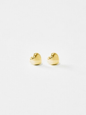 heart earring (gold)