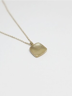 gold flat necklace