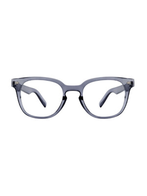 Dawn GRAY CRYSTAL 오버사이즈 투명 뿔테 안경