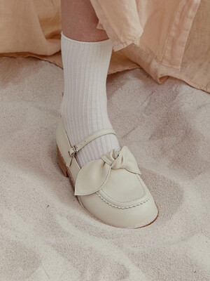 RIBBON FLAT_IVORY