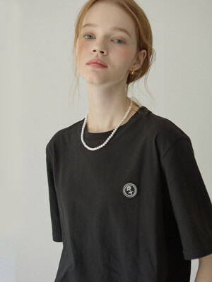Rose Wappen T-shirt - Black