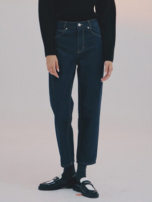 Signature Slim Beggy Fit Denim Pants  Navy (KE3821M52R)