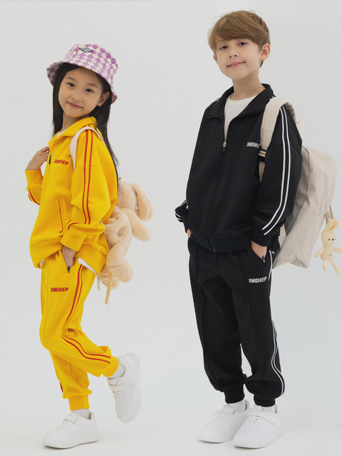 키즈어패럴,키즈어패럴 - 피아네르 (PIANER) - kids_세미 라인 시그니처 트랙 셋업 (4color)
