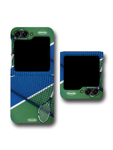 휴대폰/기기케이스 - 메타버스 (METAVERSE) - 메타버스 Z플립5 슬림하드 케이스 - 테니스(Tennis)
