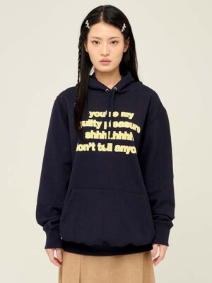 lotsyou_Dont tell anyone Hoodie Navy