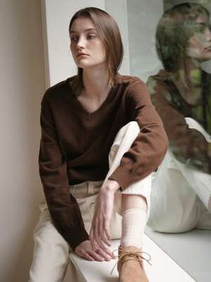 Cashmere wool Knit - Brown