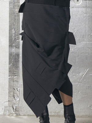 Archive edition Jacket Patchwork Skirt_RQKAA23403BKX