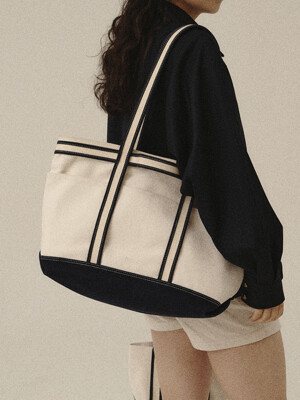 CANVAS TOTE BAG (navy)