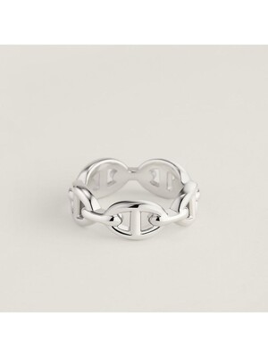 에르메스 / 스몰 샹달 링 / Ring Bague chaine dancre Sans Coloris / PM / 실버  / STK