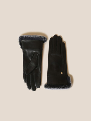 Vety Fur Gloves (Black)_RCHAX24641BKX