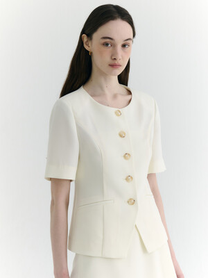 [Drama Signature] Hourglass Half Jacket_2color