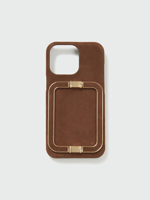 Phone Case Liney Caramel Nubuck