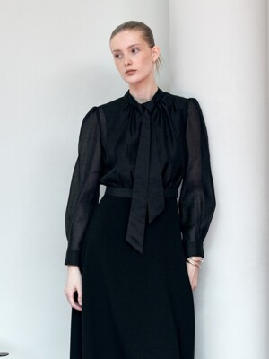 [Drama Signature] Silky Top Layered Dress