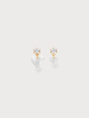 no.21 earring gold