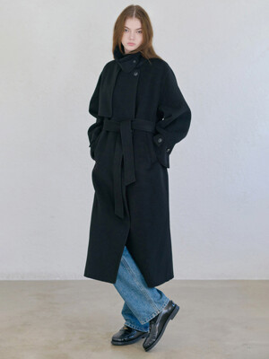 24FN handmade trench coat [BK]