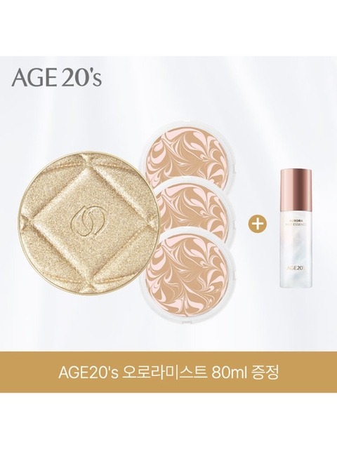 베이스메이크업 - 에이지20 (AGE20s) - AGE20s 뉴오리지널 스타에디션 팩트 샴페인골드 케이스+리필 3p (0629)