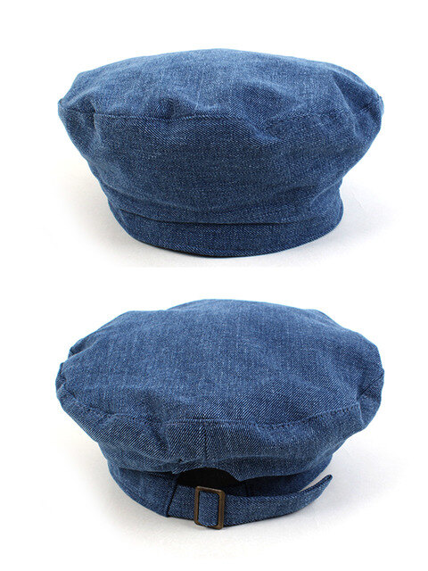 모자,모자 - 유니버셜 케미스트리 (Universal chemistry) - Belted Washing Denim Beret 베레모