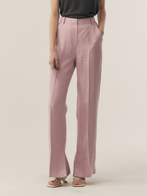 [Linen] Semi-wide Linen Pants _ 2color
