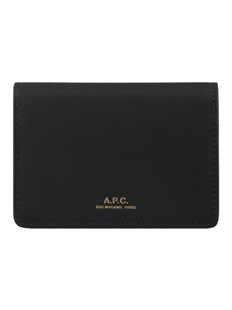 럭셔리백 - 아페쎄 (A.P.C.) - [아페쎄]23SS PXAWV F63449 LZZ 스테판 카드 지갑 블랙