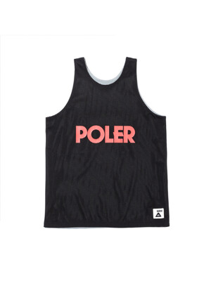 POLER REVERSIBLE MESH TANK BLACK