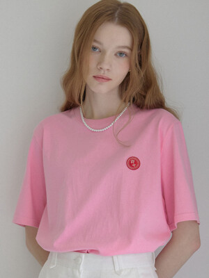 Rose Wappen T-shirt - Pink