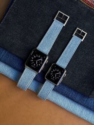 Apple watch denim strap / 애플워치 데님 스트랩