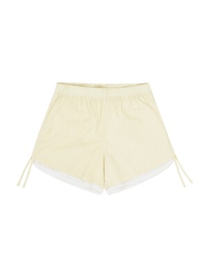 Monaco Beach Sand Shorts_Cream Yellow