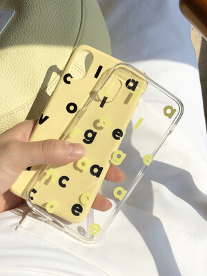 Logo Alphabet Case (Jelly Lemon)