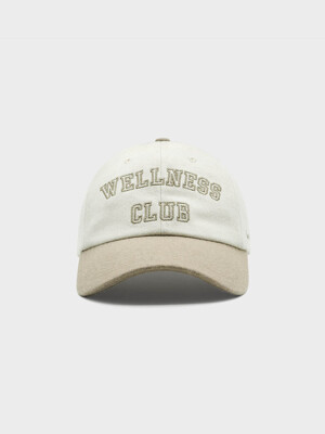 WELLNESS CLUB FLANNEL HAT IVORY