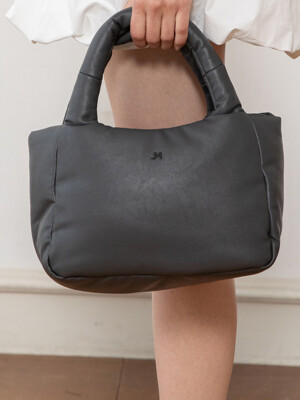 BAILEY soft medium tote bag_Charcoal