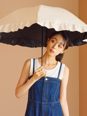 Wpc.양산 프릴 돔형 암막 자외선차단 3단양산 801-13217-102
