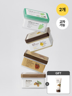 [에이콘클렌징폼30ml 증정] 데일리 마스크팩 30매 (2개/교차가능)