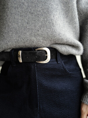 [단독] WESTERN SUEDE BELT [BROWN, BLACK]