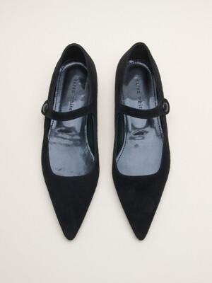 Button flat shoes kw2747 1.5cm