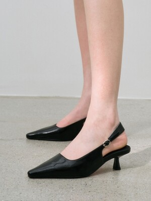 Zipper Connecting Slingback_5B02_지퍼 컨넥팅슬링백_ 3 color