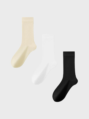 모달 양말 3colors 3P SET