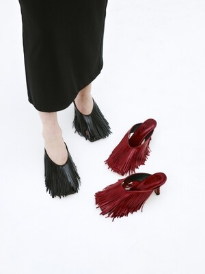 70mm Blossom Tassle Heel Sandal (2 Colors)