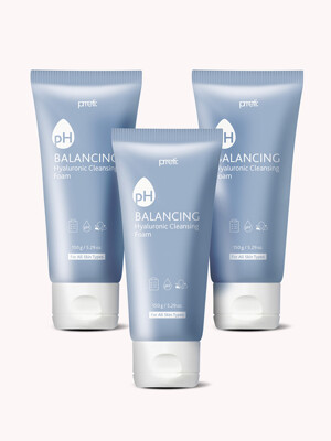 [프레티] 약산성 히알루로닉 클렌징 폼 150ml 3개