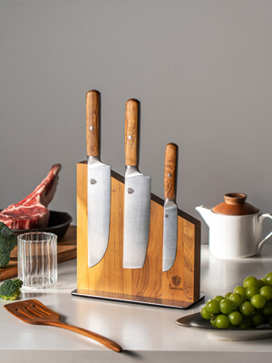 얀뮬러 주방칼 칼블럭 4종 세트