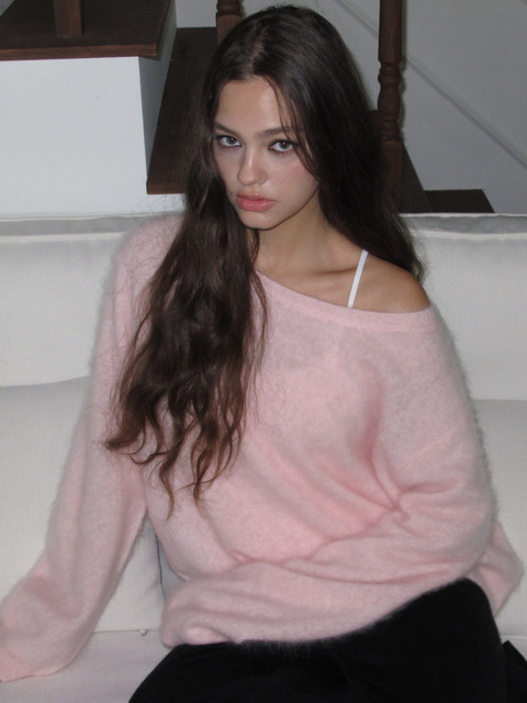 레이지지 [단독]울100% 클라우드 오프숄더 울 니트 (6색상)