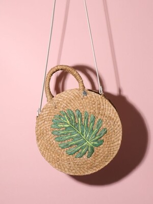 Circle Bag_Monstera